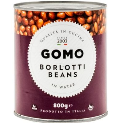 Gomo Borlotti Beans in Water 800g x 6