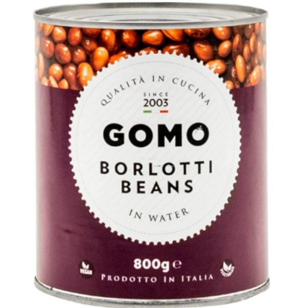 Gomo Borlotti Beans in Water 800g x 6