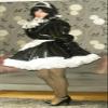 Lockable & Escape Proof PVC French Maids Uniform Sissy Maid (Small 10-12) view 1