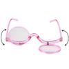 Millya Women Rotatable Make-Up Magnifying Glasses Flip Up Spectacle Lense Eyeglasses for Reading (Purple, +2.5) view 2