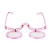 Millya Women Rotatable Make-Up Magnifying Glasses Flip Up Spectacle Lense Eyeglasses for Reading (Purple, +2.5) view 4