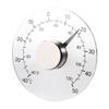 Flashing Thermometer Temperature Clear Transparent Outdoor Window Thermometer Clock Weather Tool view 1