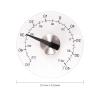 Flashing Thermometer Temperature Clear Transparent Outdoor Window Thermometer Clock Weather Tool view 2