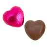 Italian Options Milk Chocolate Foiled Hearts, 30 Chocolates, Hot Pink Foil view 3