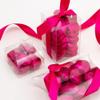 Italian Options Milk Chocolate Foiled Hearts, 30 Chocolates, Hot Pink Foil view 4