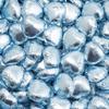 Italian Options Milk Chocolate Foiled Hearts, 30 Chocolates, Blue Foil view 1