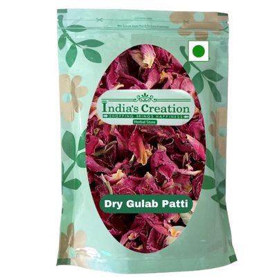 Gulab Patti-Rosa Gallica-Raw Herbs-Dry Rose Petal-Jadi Booti Buti-Single Herbs (500 Gram)