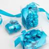 Italian Options Milk Chocolate Foiled Hearts, 10 Chocolates, Turquoise Foil view 4