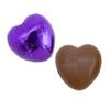 Italian Options Milk Chocolate Foiled Hearts, 100 Chocolates, Purple Foil view 3