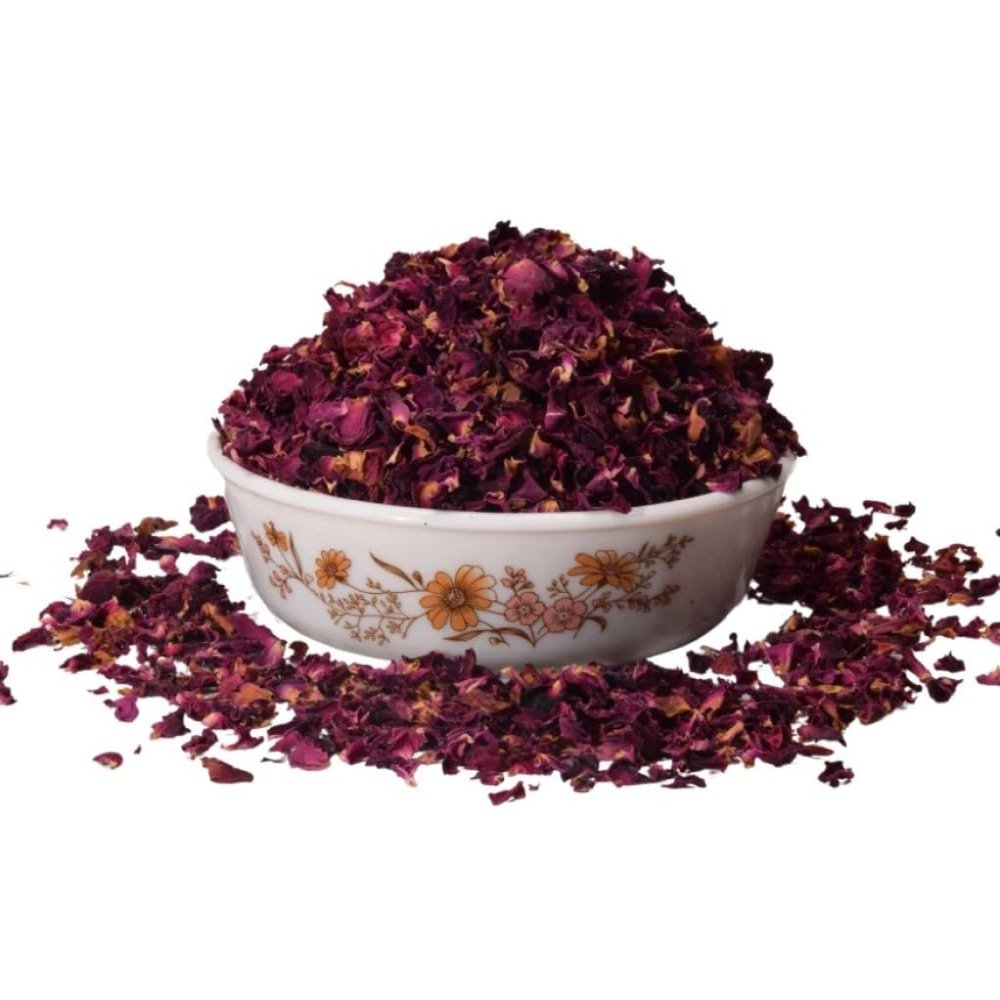 Gulab Patti-Rosa Gallica-Raw Herbs-Dry Rose Petal-Jadi Booti Buti-Single Herbs (100 Gram)