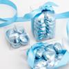 Italian Options Milk Chocolate Foiled Hearts, 75 Chocolates, Blue Foil view 4