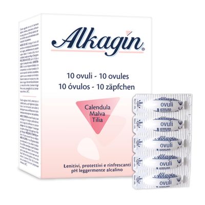 Alkagin 10 Eggs Protective, Refreshing and Soothing pH slightly alkaline