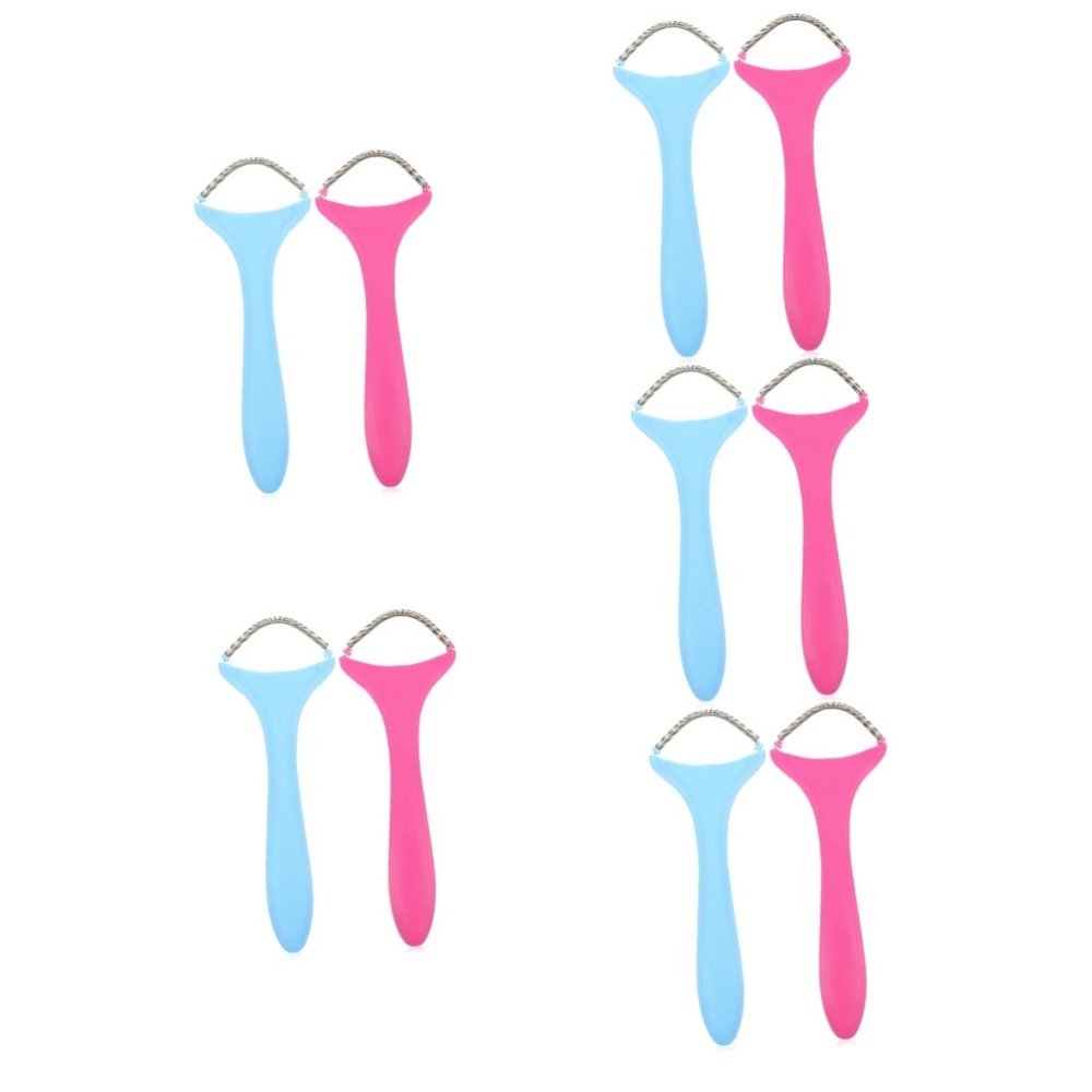 Beatifufu 10pcs Spring Hair Remover for Women Painless Face Epilator Manual Hair Removal Supplies