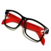 ZIZO EYEWEAR Retro Trendy Plastic Reading Glasses +0.00 - +4.00 Unisex Classic Nerd Geek Designed Specs R142 (3 Pairs Black/Red Arms, 0.00) view 4