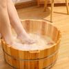 1 Pc Solid Wood Foot Tub, for Soaking Feet Wooden Foot Bath Bucket, Household Foot Bath Barrel, Smooth Wood Foot Bath Basin Foot Soak Tub, Pedicure Bowl Foot Spa Massage Pedicure Barrels view 2