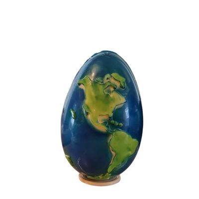 GLOBE Caramel Chocolate Luxury Easter Egg (Caramel Egg with White Choc Mini Egg)
