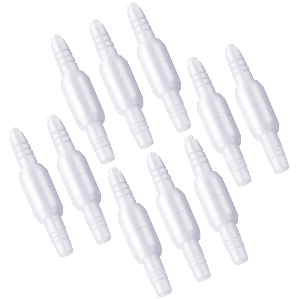 10 Pack Oxygen Tubing Connector, Oxygen Swivel Connector for Oxygen Tube, 360 Rotation Cannula Connector Avoid Tangles