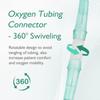 10 Pack Oxygen Tubing Connector, Oxygen Swivel Connector for Oxygen Tube, 360 Rotation Cannula Connector Avoid Tangles view 2