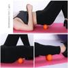 DAUJI Massage Ball Pain Stress Relief Trigger Point Therapy for Muscle Knot Fitness Yoga Injection Molded TPE Peanut Spiral Massage Ball (Color : Black blue green orange) view 3