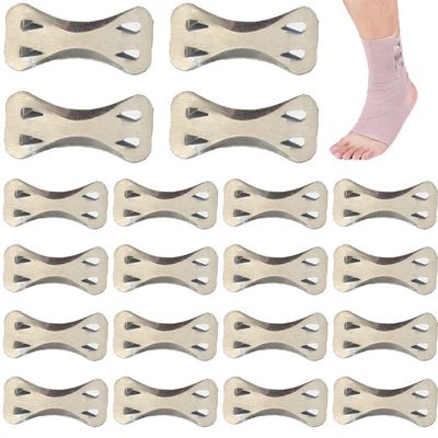Luxylei Elastic Bandage Clips 20pcs Metal Replacement Clips for Elastic Bandages Bandage Clips for Bandage Crepe Bandage Clips Wrap Clips