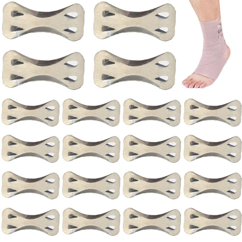 Luxylei Elastic Bandage Clips 20pcs Metal Replacement Clips for Elastic Bandages Bandage Clips for Bandage Crepe Bandage Clips Wrap Clips