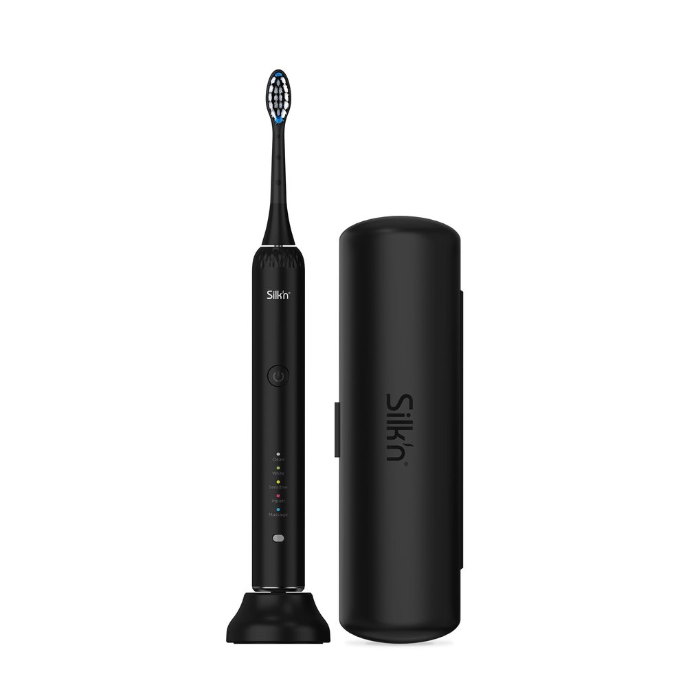 Silk'n Sonicsmile Plus, Black, Sonic Electric Brush for Clean and White Teeth, Up to 90 Days Battery Life