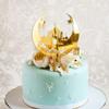 Stakee Eid Mubarak Cake Toppers Golden Ramadan Cake Topper Acrylic Moon Cake Topper for Islamic Muslim Festival Decorations view 4
