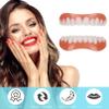 WoCOyo False Teeth Comfortable Smile Top and Bottom Instant Veneers Fake Teeth Men Women Instant Veneers Cosmetic Teeth Whitening Temporary Prosthesis Teeth,7pairs view 2
