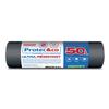 PROTEC&CO Le Seul 4-in-1 Bin Bag 50 L, Heavy Duty, Anti-Bacterial, Anti-Odour, Sliding Handles Roll of 10 Bags view 1