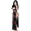 SINROYEE Ladies Sexy Anime Cosplay Lingerie Chinese Cheongsam Dress Qipao Babydoll Costume for Women High Split Mini Bodycon Dress (Black#4) view 1
