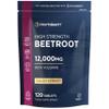 Beetroot Tablets 12,000mg | 120 Tablets | High Strength 25:1 Beetroot Extract | Suitable for Vegans and Vegetarians | by Horbaach view 1