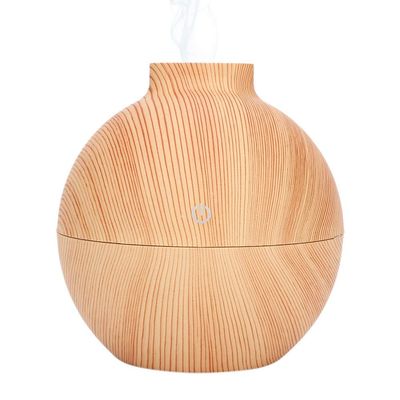 130 ml USB LED Mini Essential Oil Diffuser Desktop Air Humidifier for Office Table Diffusers, Light Wood Diffusers, Air Diffusers for Home Diffusers (Camel)