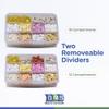 GMS 12 Compartment Vitamin Pill Organizer - Large Size Suitable for Multiple Supplements & Tablets - Safe, Secure Design with Easy Locking Lid - Medicine Cabinet Organizer & Ideal for Travel view 4