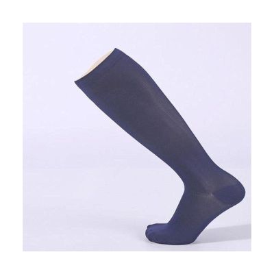 AAGAZA Varicose Compression Stockings Unisex Knee High Graduated Socks Varicose Veins Pressure Leg Relief Pain Socks for Women Man M skincolor/82 (Color : Navy, Size : XL)