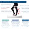 AAGAZA Varicose Compression Stockings 23-32mmhg Elastic Nursing Compression Unisex Class 2 Pressure Stockings Sleep Feet Vein Sock M ClosedToe-Beige/60 (Color : Closedtoe-beige, Size : L) view 4