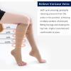 AAGAZA Varicose Compression Stockings 15 to 20 mmHg Veins Compression Plus Size Elastic Open Knee High Calf Graduated Pressure 5XL 5XL Beige(15-21mmHg)/50 (Color : Beige(15-21mmhg), Size : XL) view 2