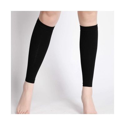 AAGAZA Varicose Compression Stockings 23-32mmhg Elastic Women Varicose Vein Fatigue Relief Leg Warmer Pressure Calf Sleeve Stocking M Beige/63 (Color : Black, Size : M)