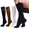 AAGAZA Varicose Compression Stocking 9-31cm Compression Stockings Pressure Varicose Vein Stocking Leg Relief Pain Support Flight Gym S/M White/76 (Color : White, Size : S-M) view 2
