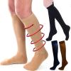 AAGAZA Varicose Compression Stocking 9-31cm Compression Stockings Pressure Varicose Vein Stocking Leg Relief Pain Support Flight Gym S/M White/76 (Color : White, Size : S-M) view 3