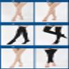 AAGAZA Varicose Compression Stockings Thigh Compression for Women Running Wear Long Class 2 Pressure 20-30 mmHg Varicose Veins Shape S blackopentoe/89 (Color : Blackopentoe, Size : XXL) view 3