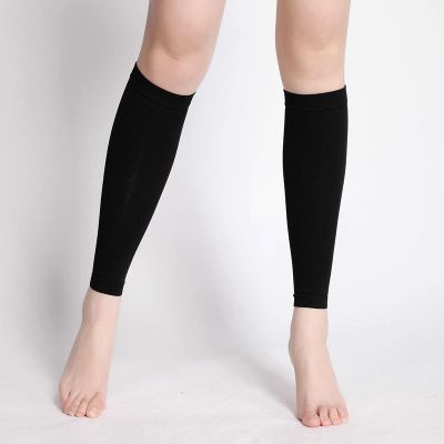 AAGAZA Varicose Compression Stockings 34-46mmhg Varicose Stocking Footless Secondary Pressure Knee High Sports Calf Support Sleeve 4XL Beige(34-46mmHg)/104 (Color : Black(34-46mmhg), Size : M)