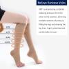 AAGAZA Varicose Compression Stockings 34-46mmhg Open Toe Compression Knee High Calf Varicose Veins Shaping Graduated Pressure Socks 4XL Beige(34-46mmHg)/67 (Color : Black(34-46mmhg), Size : L) view 2