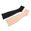 AAGAZA Varicose Compression Stockings Elastic Open Toe Knee High Stockings Calf Compression Varicose Veinsshaping Graduated Pressure XXL Black/101 (Color : Nude, Size : S-M) view 4