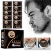 Natural Darkening Beard Shampoo, Beard Blackening Shampoo, Beard Shampoo, Beard Coloring for Men, Beard Coloring Men Beard Dye Shampoo, Beard Color Shampoo (1Box/10Pcs) view 2