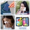 100 Pack Pocket Tissues Travel Packs Bulk 1000 Sheet Small Tissues Pocket Packs 3 Ply Mini Travel Size Tissue Packs Individual Tissue Packs (Cool) view 2