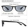 VEVESMUNDO Sun Reading Glasses Sunglasses Rectangle UV Protection Readers with Reading Lenses view 2