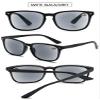 VEVESMUNDO Sun Reading Glasses Sunglasses Rectangle UV Protection Readers with Reading Lenses view 3