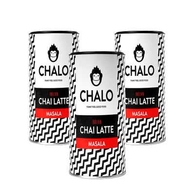 CHALO | Chai Latte Premix | Indian Masala | Up to 25 cups | straight from the streets of India! | 3 x 300GR