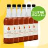 Simply Salted Caramel Syrup, Vegan & Nut Free Flavoured Syrup for Coffee, Cocktails & Baking (1 Litre x 6) view 3