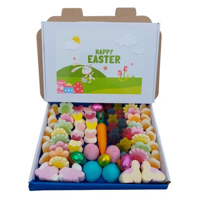 Easter Pick N Mix Sweets Gift Box Hamper Retro Sweet Present for Easter Egg Hunts bundle 400g